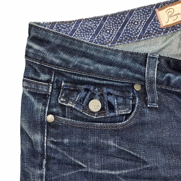 # Paige Pair Fak Boot Cut Jeans Sz 28 - Picture 9 of 13